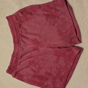 Members Mark Pink Tie-Dye Women's Shorts Drawstring Size Small